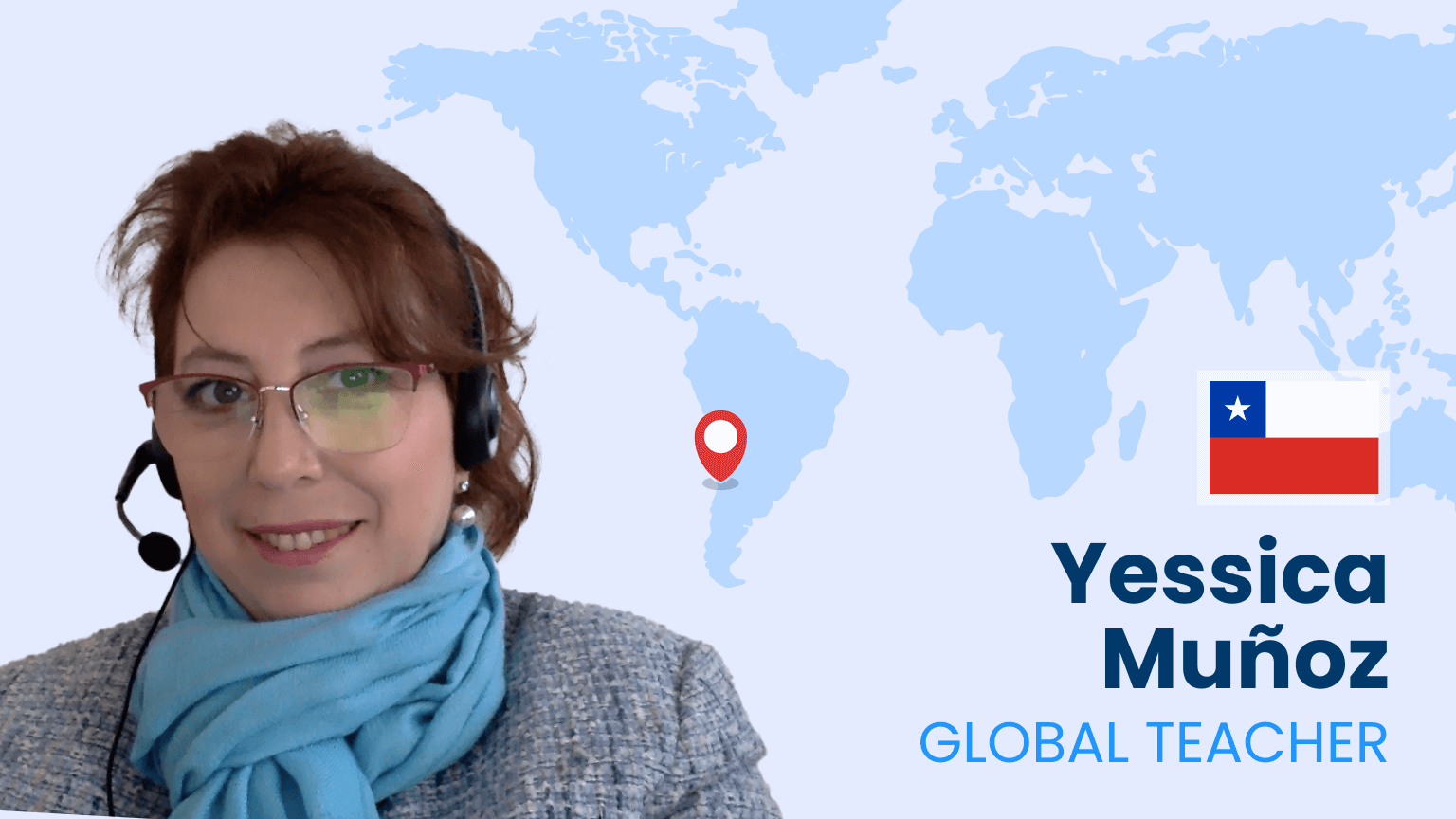 Yessica Muñoz, Global Teacher de Bridge, enseñando Business English a profesionales.