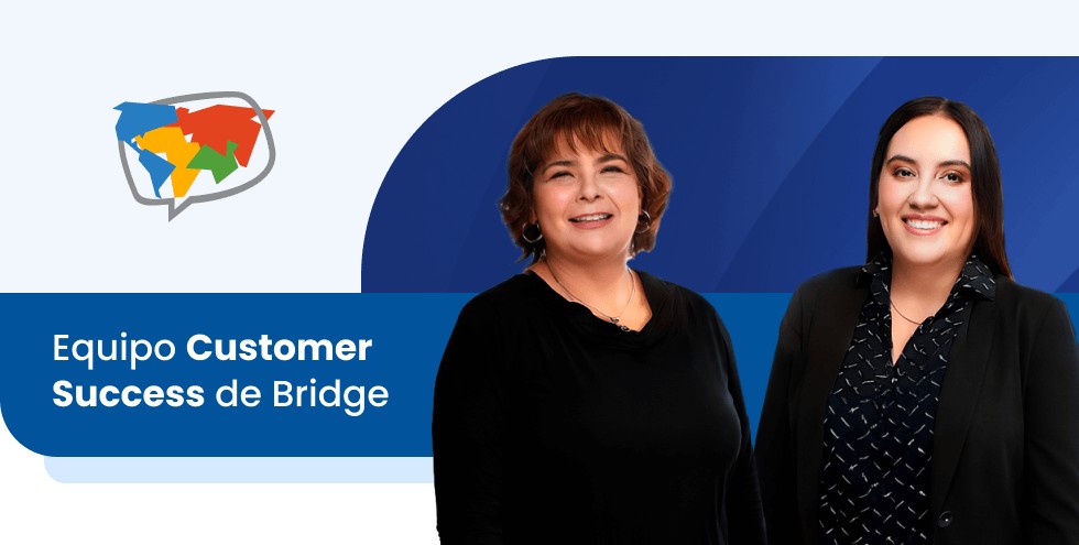 Equipo de Customer Success de Bridge acompañando a HR en la gestión de programas de idiomas corporativos.