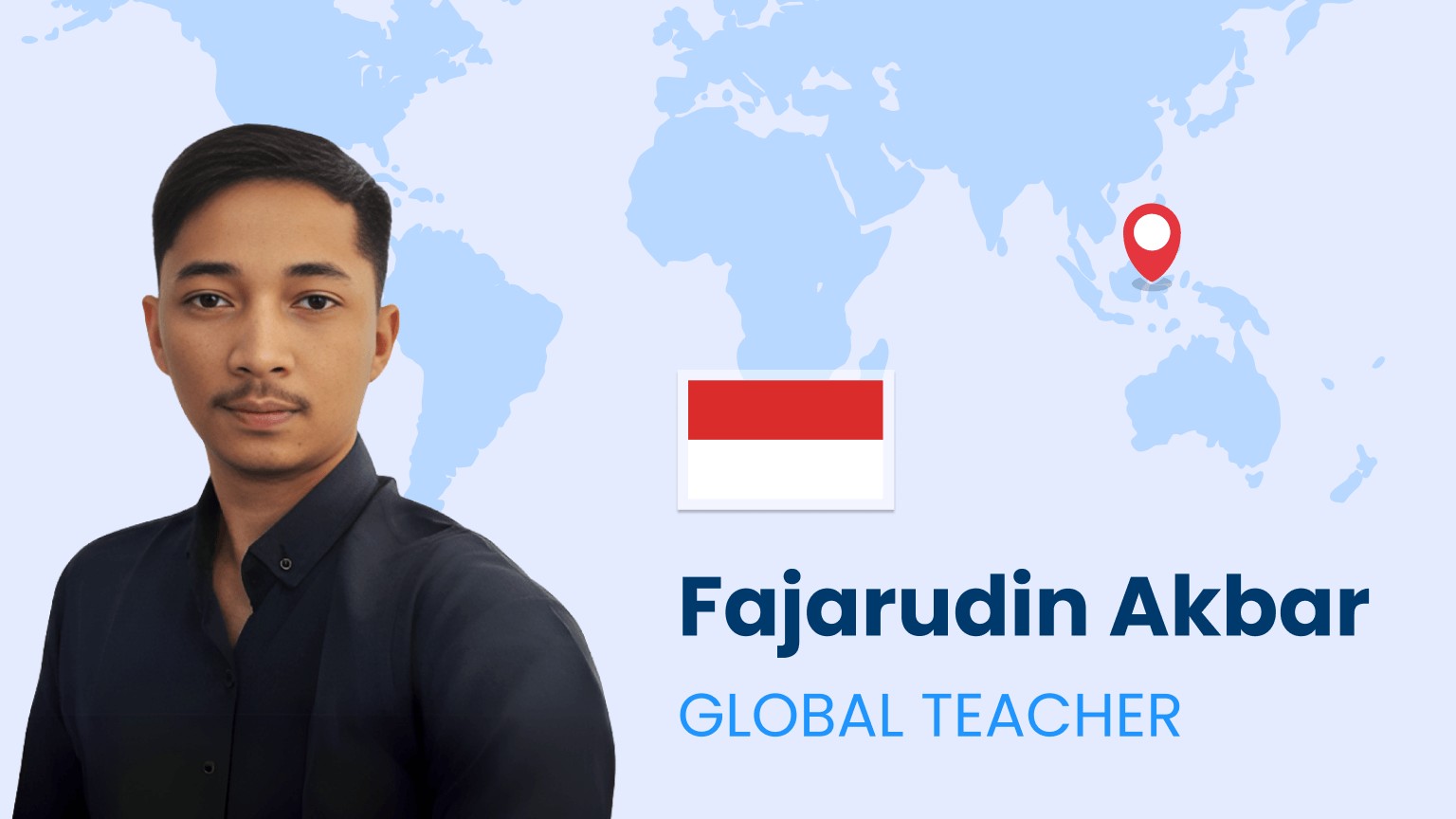 BLOG – Teacher Spotlight, sobre el profesor Fajarudin Akbar, de Indonesia. Fajarudin Akbar, profesor global de Indonesia, Teacher Spotlight de Bridge