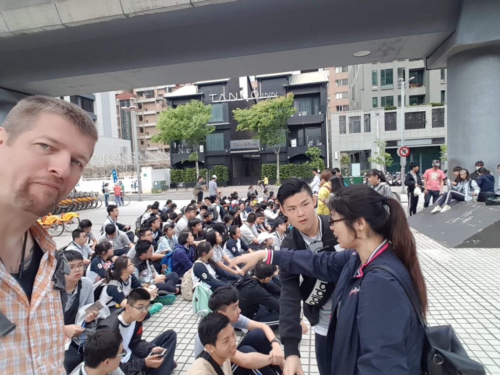 Richard, teacher in Taiwan