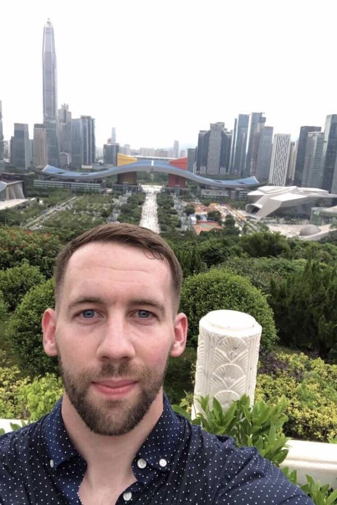 English teacher, Brendan in China