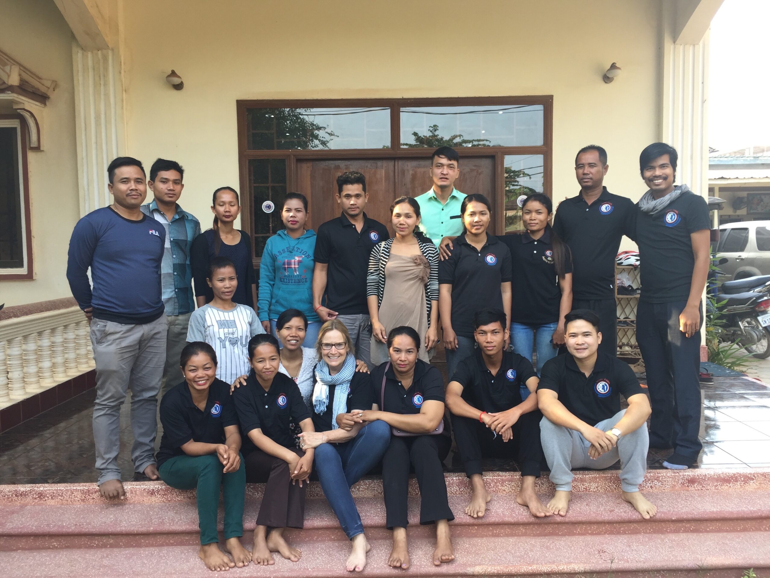 Carol, volunteer English teacher in Cambodia