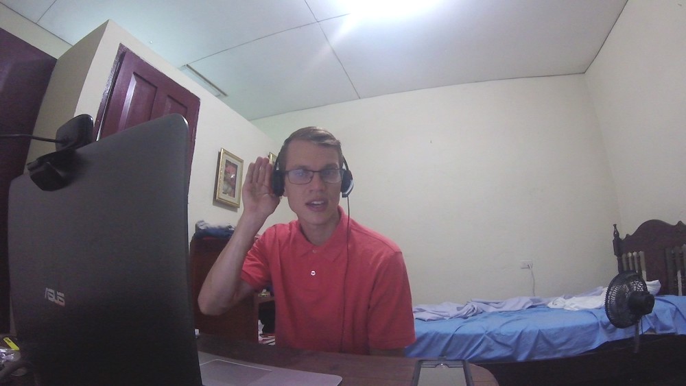 Ben, teaching English online from Nicaragua