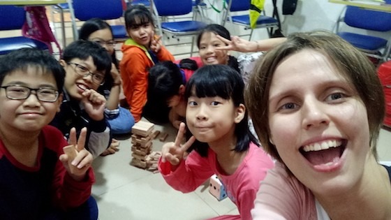 ESL Teacher with Young Students