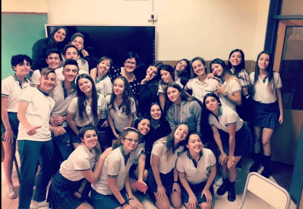 Veronica Curzi's class in Argentina