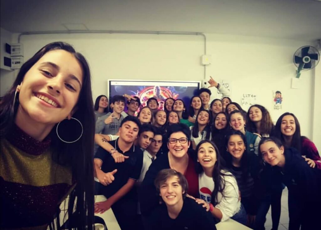 Veronica's class in Argentina