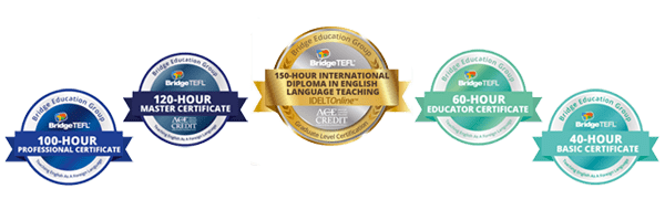 Digital badges for BridgeTEFL certification