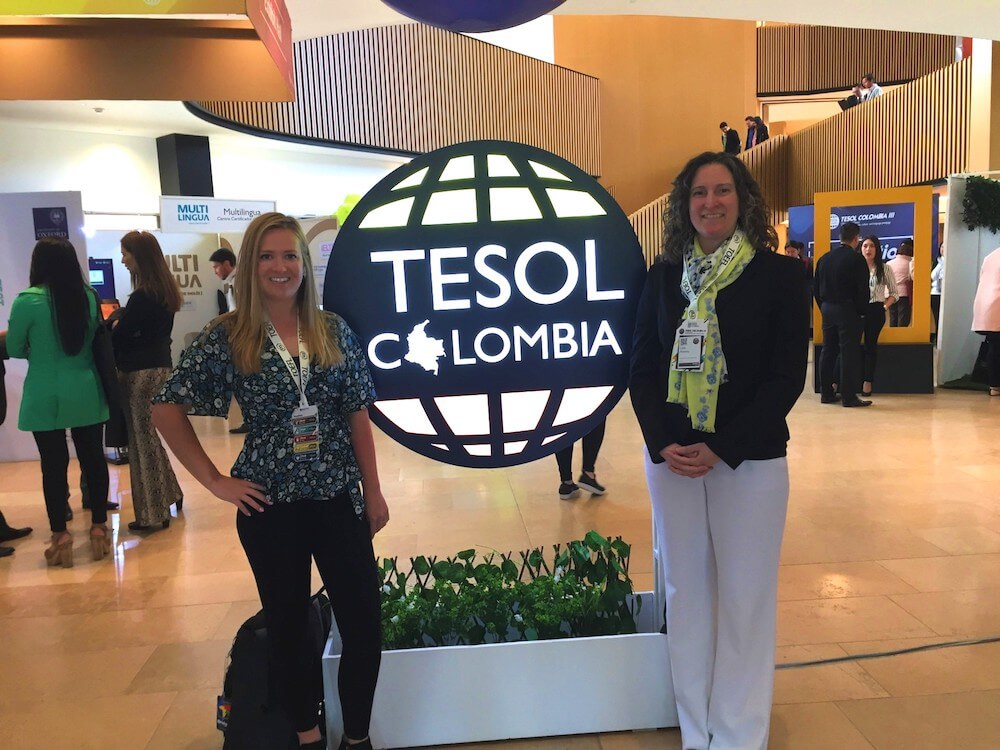 TEFL teachers at a TESOL event in Colombia