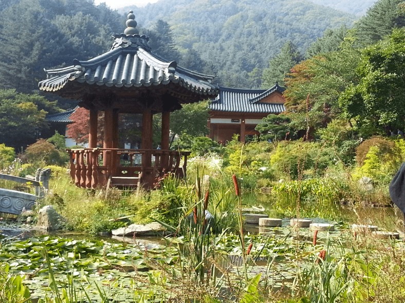 A traditional pagodas in South Korea