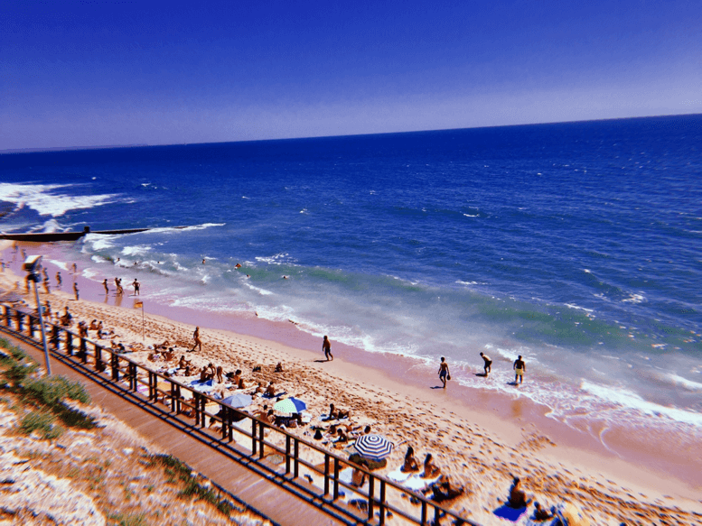 The beach near Natassia's apt in Lisbon