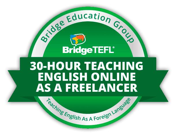 Teach English as a Freelancer digital badge