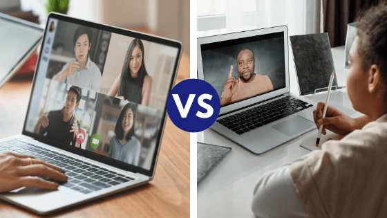 Code switching for group vs one-on-one online English classes