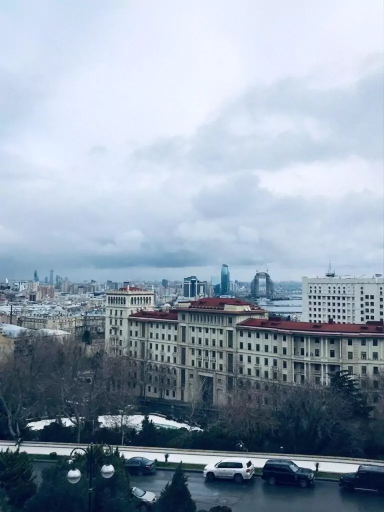 The city of Baku in Azerbaijan