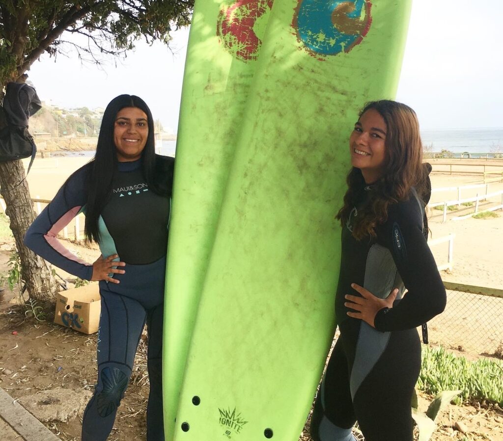 ESL teacher Brenda volunteered in Chile for the Valpo Surf Project before formally teaching English online