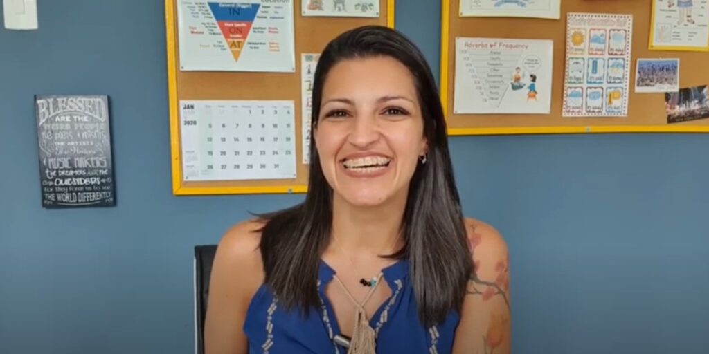 Carla, a teacherpreneur from Brazil