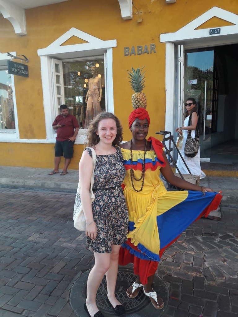 Camille, English teacher in Colombia