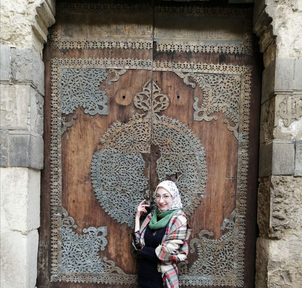 Mai while traveling around Egypt.