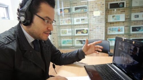 freelance English teacher using code switching as a tool