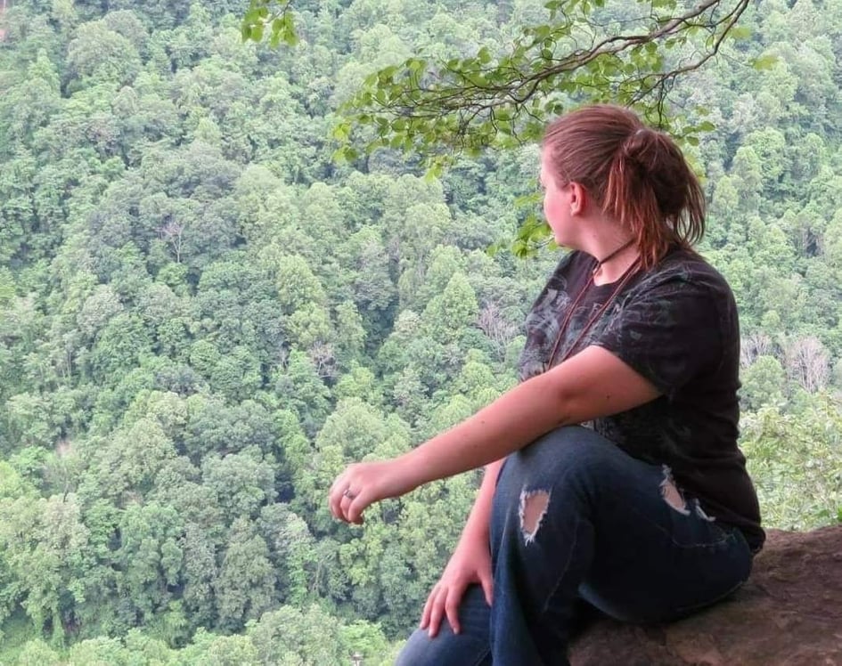 Emily at New River Gorge National Park in West Virginia