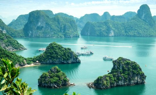 Ha Long Bay is a UNESCO World Heritage Center List site.