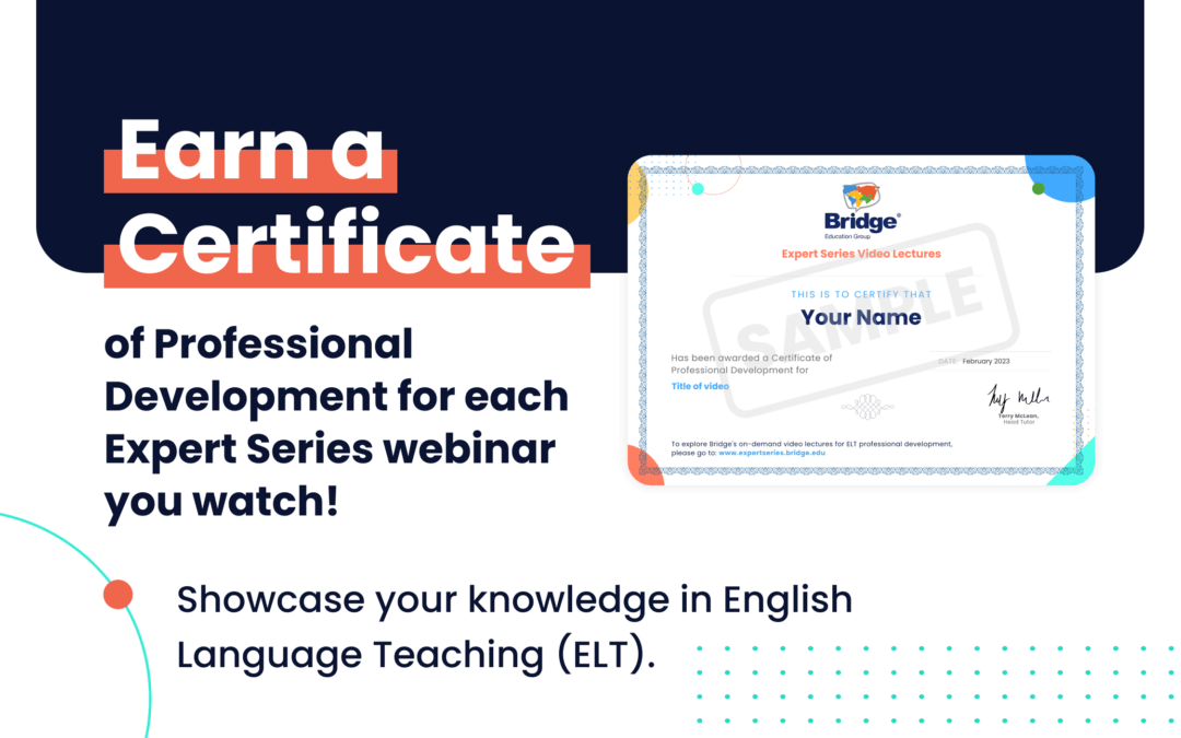 earn a certificate of professional development