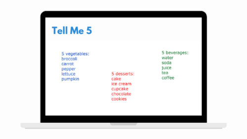 a Sentence Maker game for teaching English online. 
