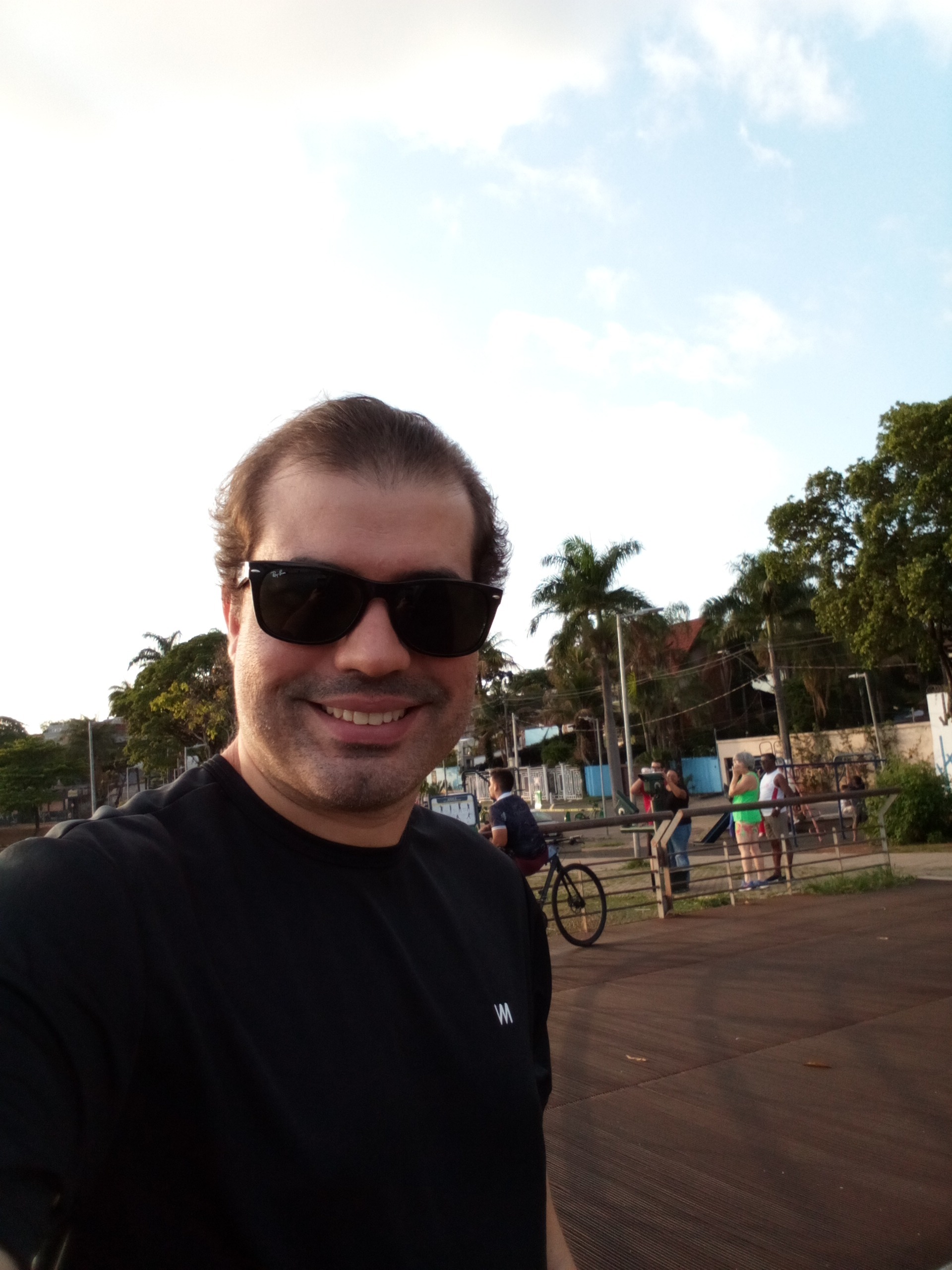 Clayton in his hometown of Rio de Janeiro.