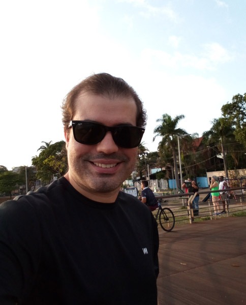 Clayton in his hometown, Rio de Janeiro, in Brazil