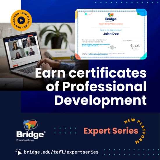 promo image for Bridge Expert Series webinars.