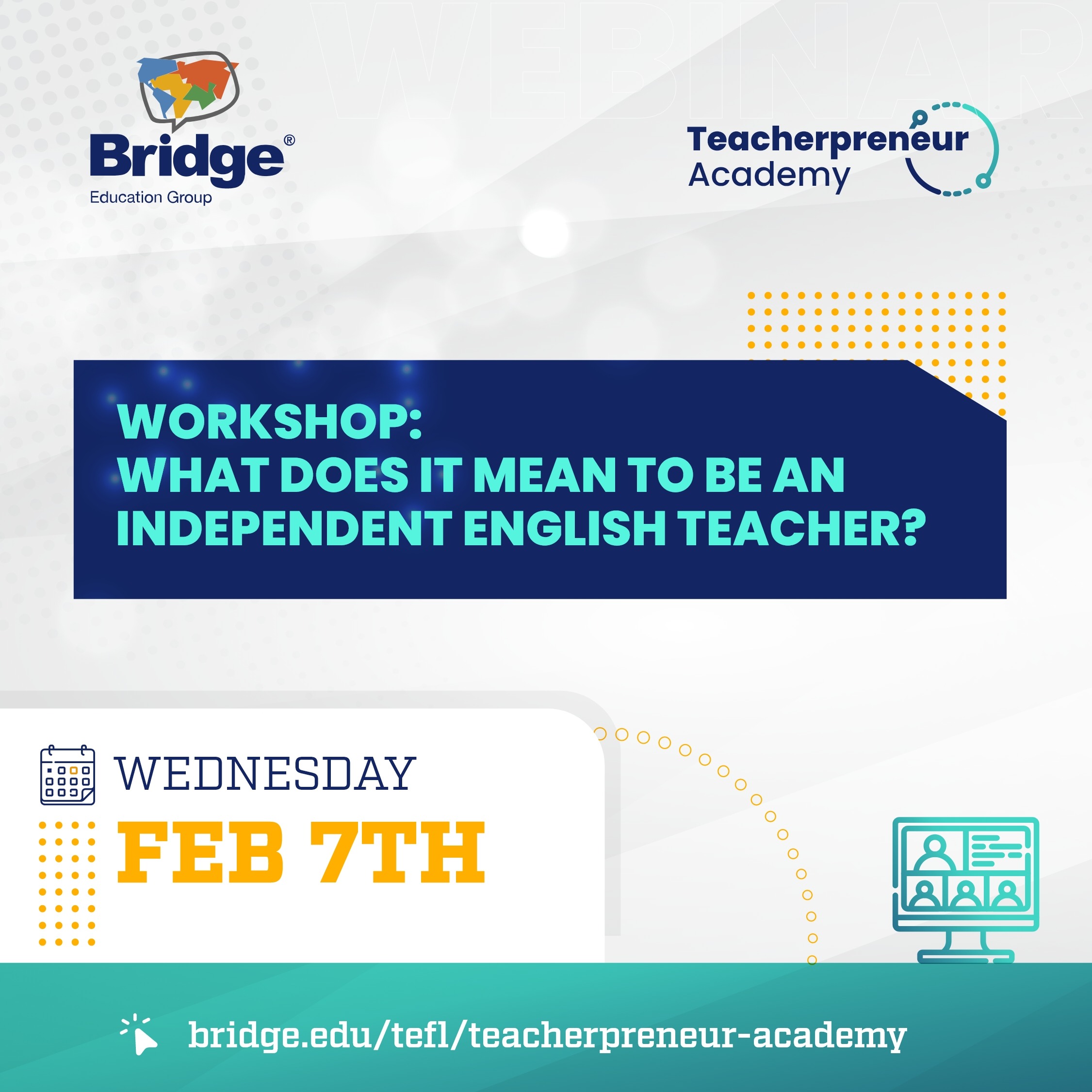 Workshop: What Does it Mean to be an Independent English Teacher?