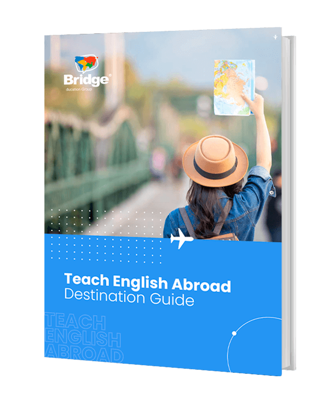 the Teach English Abroad Destination Guide eBook cover
