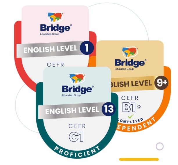 Bridge Corporate Language Training digital badges
