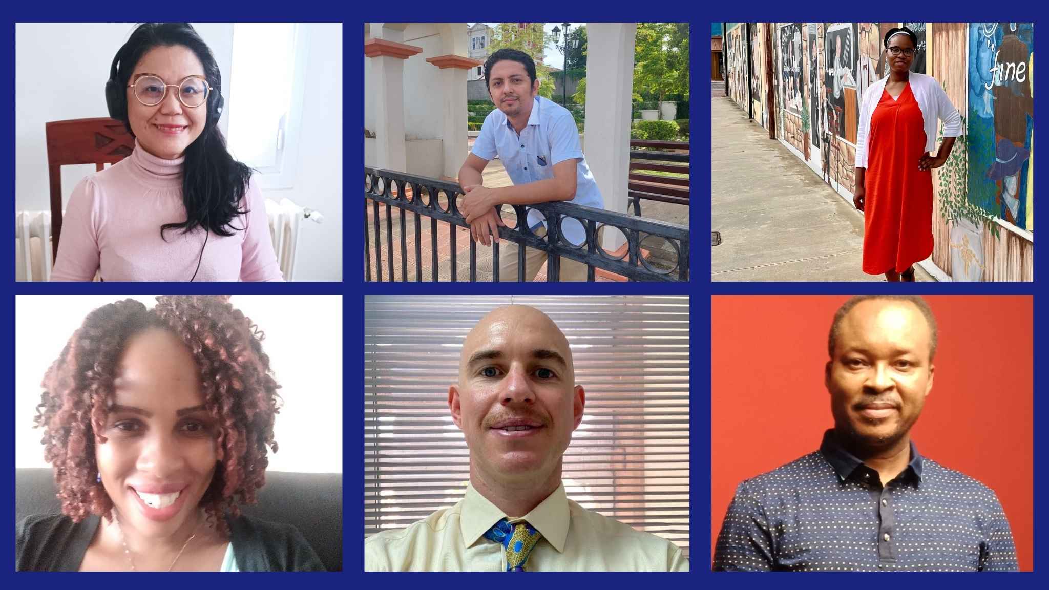 An image of the 6 English teachers who share insights on their English teaching niches