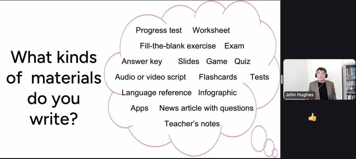 An image of a slide from John Hughes talk at the Preply Tutor Conference 2024