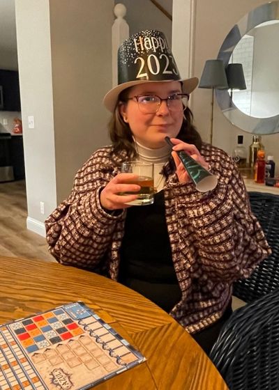 Joanna celebrates New Year and the conclusion of her au pair course.