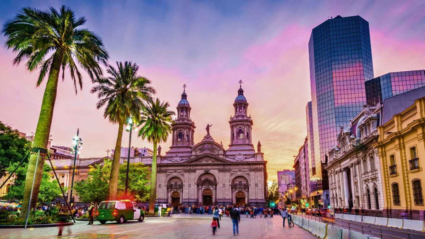 Santiago de Chile, Plaza de Armas, main square of Chile capital city
