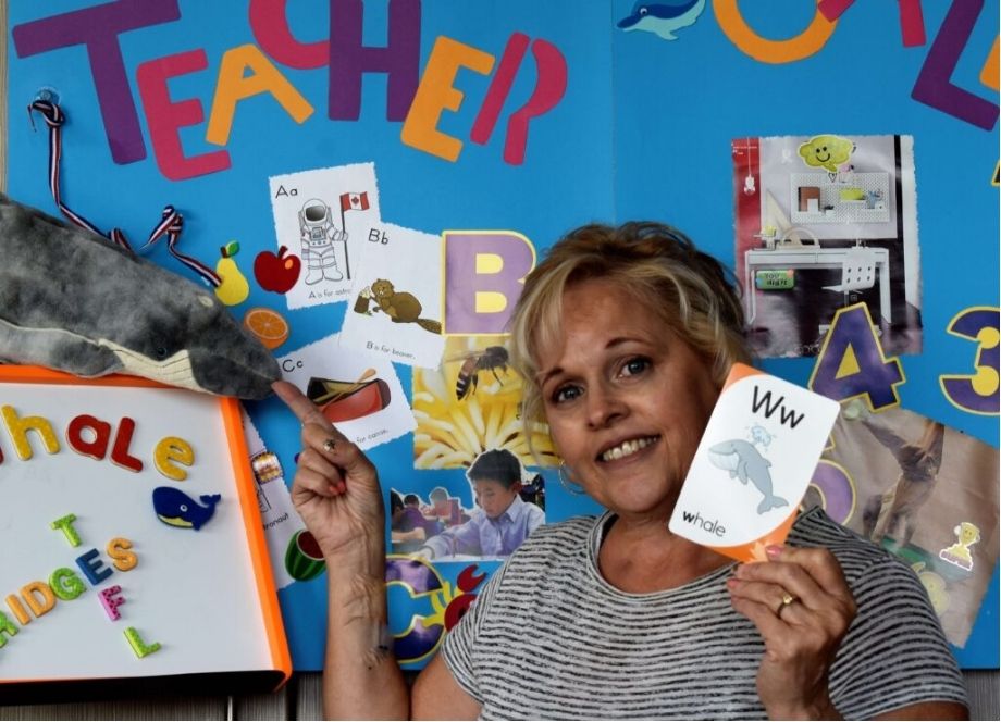 Sallie, online English teacher.