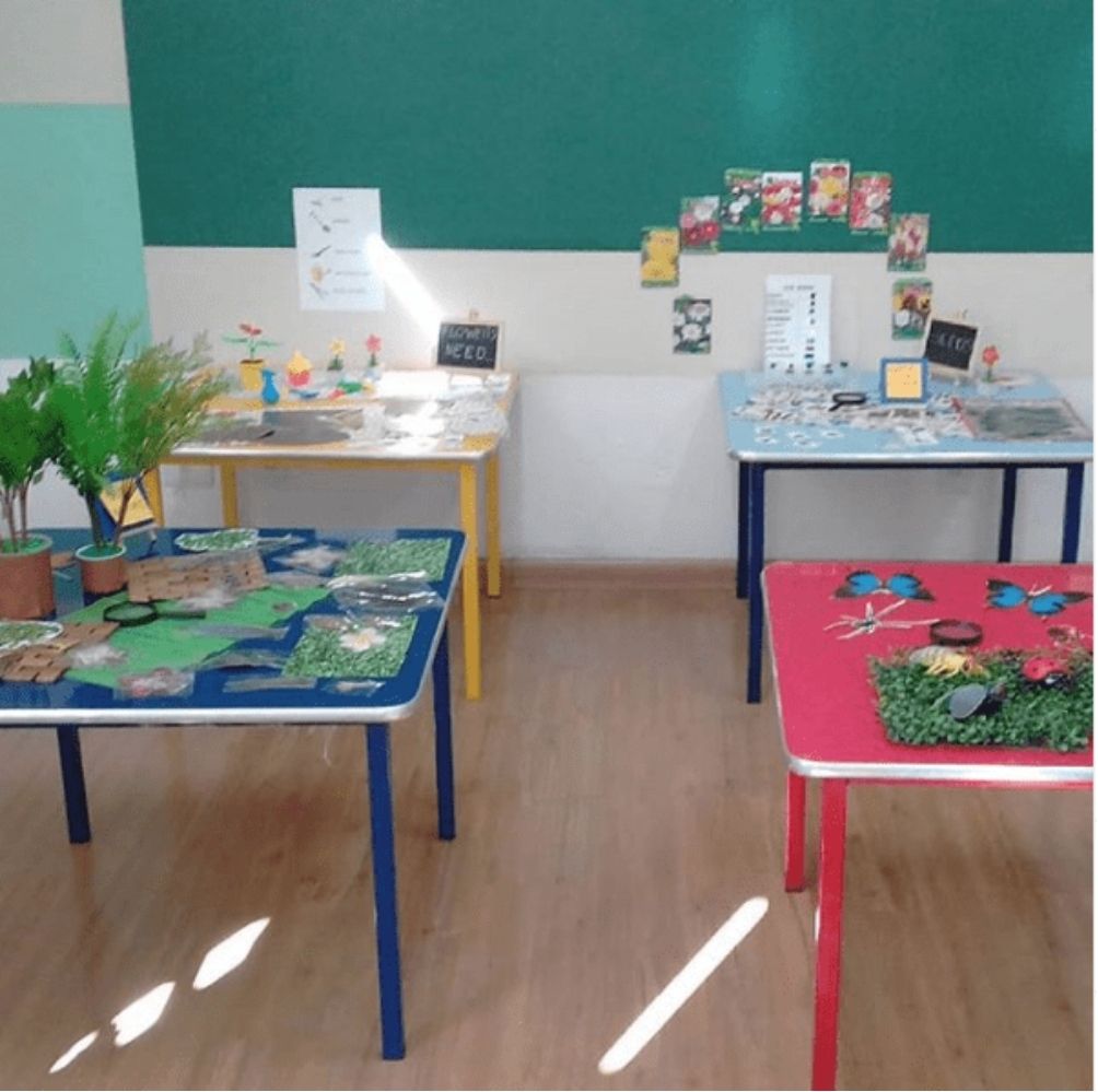 Picture of Bridge grad Juliana's classroom.