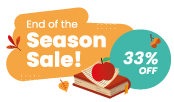 End of the Season Sale: 33% off!