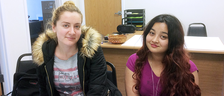 Interview with two Bridge students at Husson University